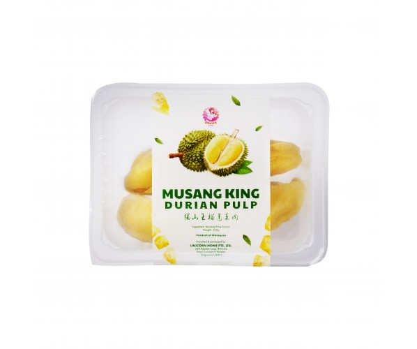 Old Tree Musang King Black Gold Frozen Durian Pulp (300g x 2 Boxes)